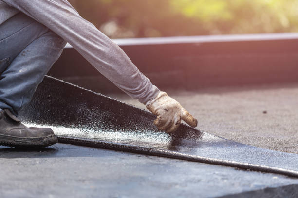 Professional Exterior Waterproofing technician working in North Salem, IN